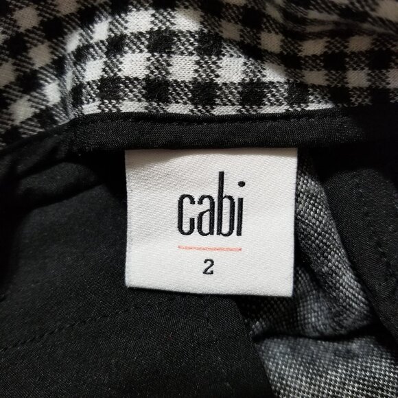 CAbi skort 2 Gingham Check Plaid Tee Time Slit Skort - Picture 14 of 16